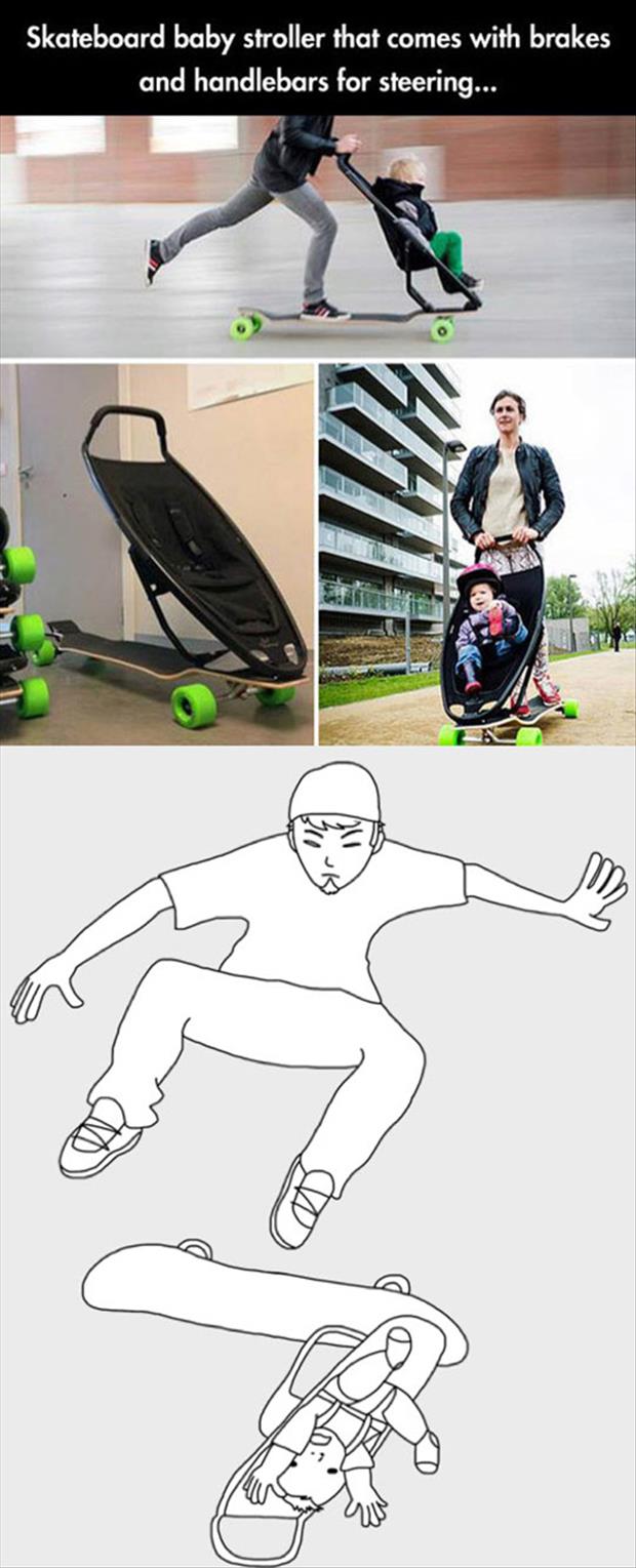 z skateboard stroller