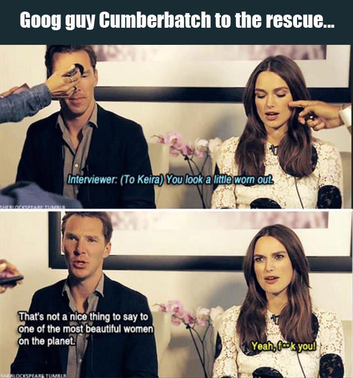 Cumberbatch To The Rescue