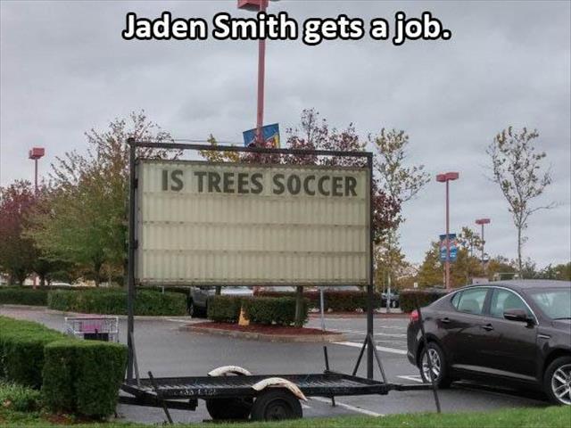 Jaden smith got a job