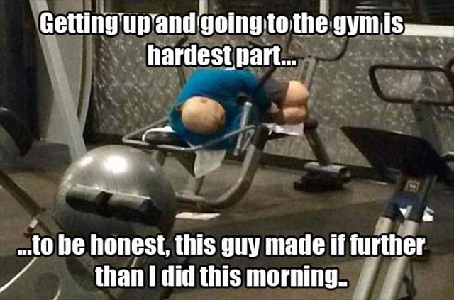 a gym is hard