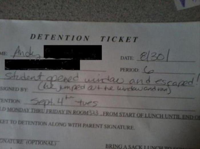 detention slips (28)