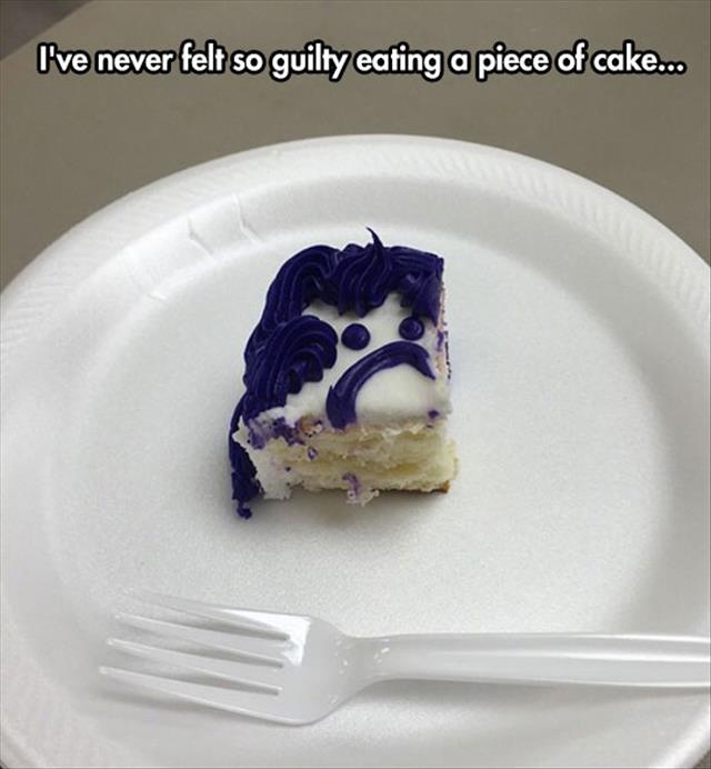 eating cake