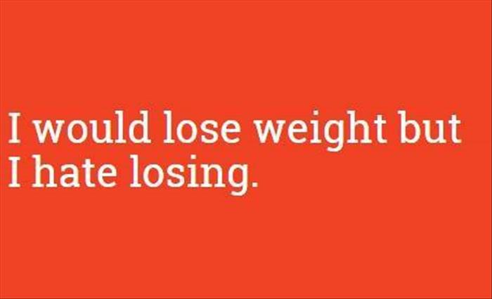 losing weight
