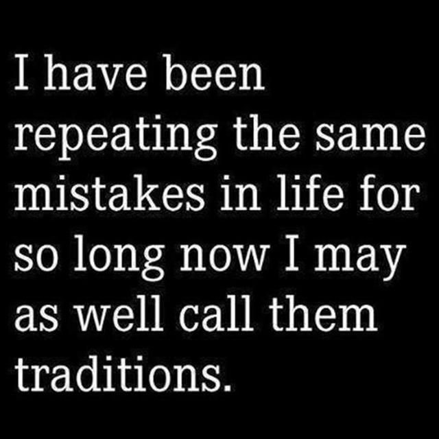 repeat mistakes