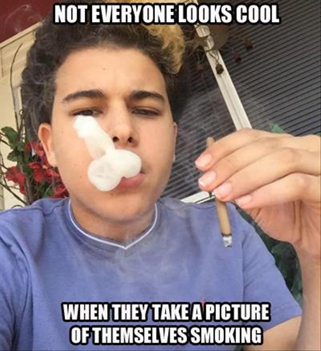 smoking looks cool