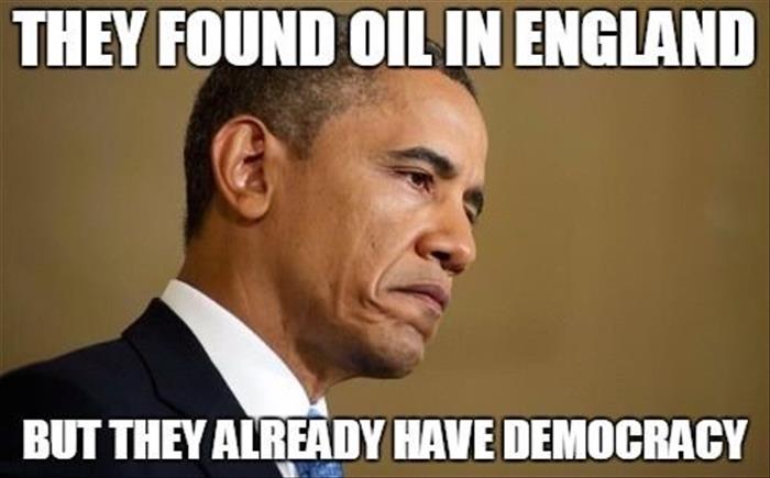 they found oil in England