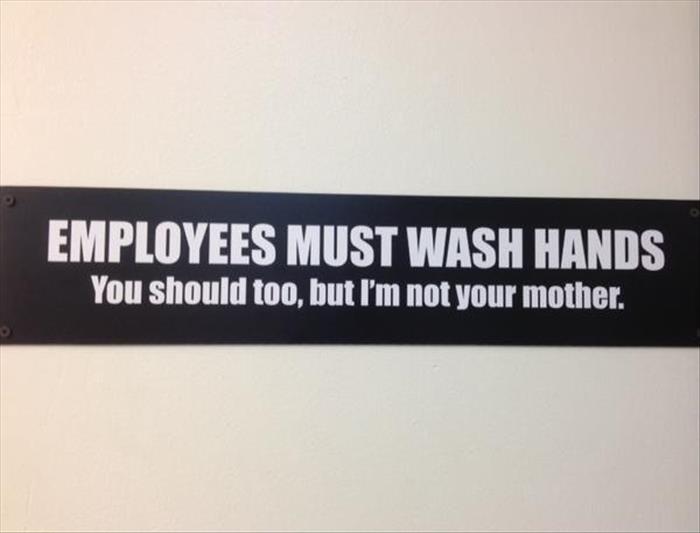 wash your hands