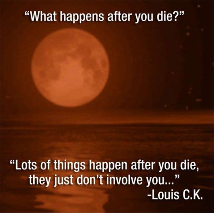 what happens after you die