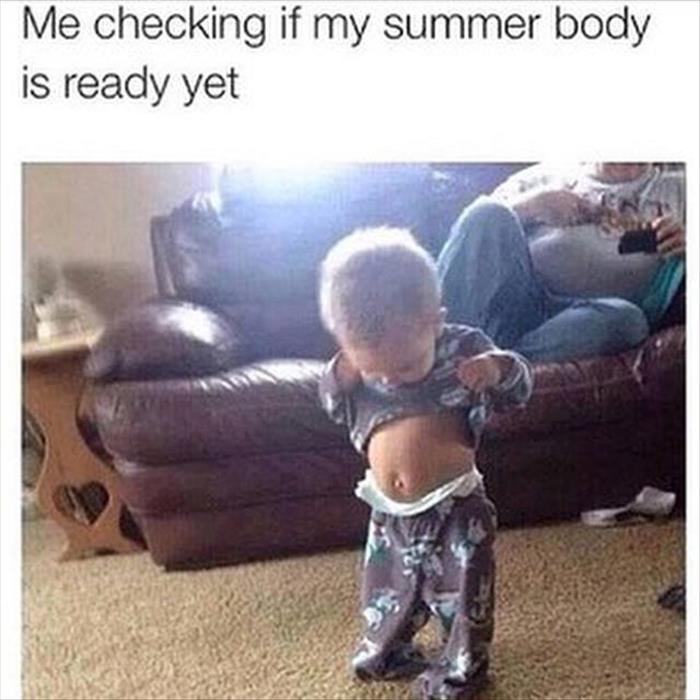 checking out my body