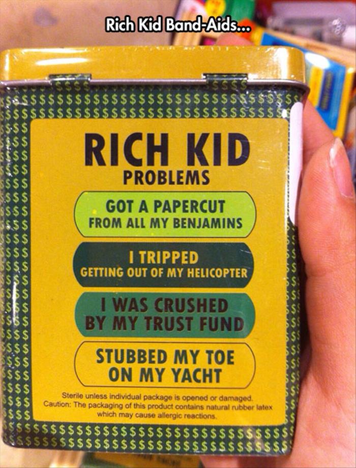 rich kid bandaids