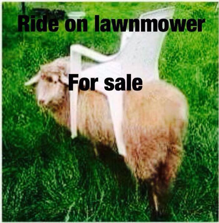 riding lawn mower