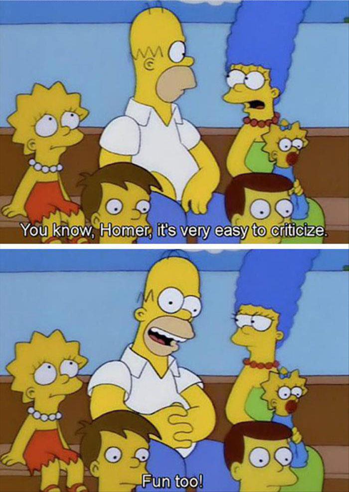 the funny homer simpsons