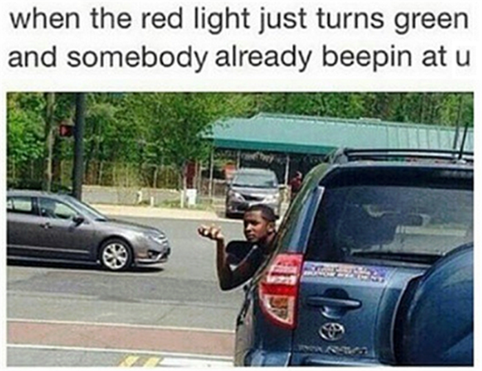 when the light turns green