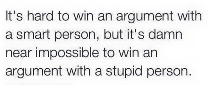 winning an argument