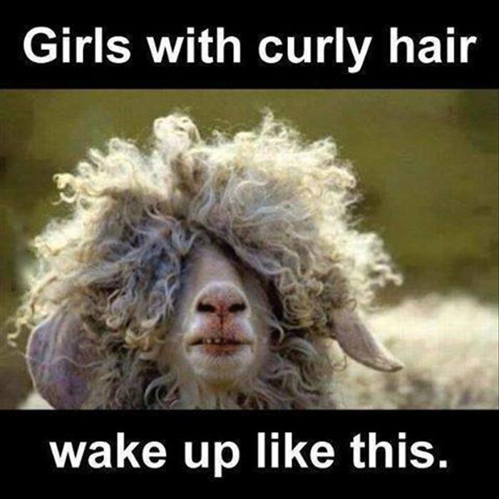 women with curly hair