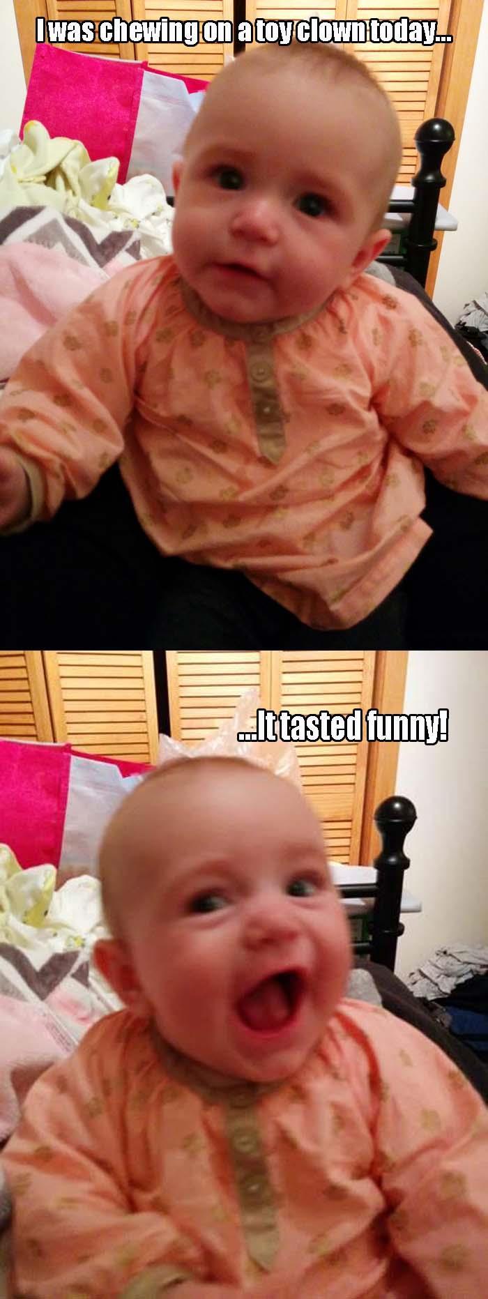 2 bad joke baby meme toy clown