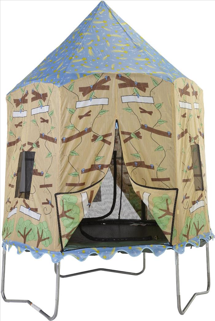 A Trampoline Treehouse Tent