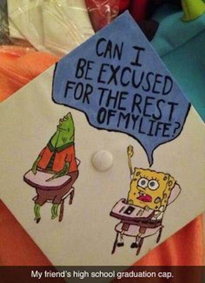 funny high school graduation cap