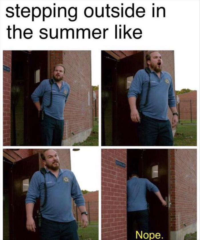 going outside this summer