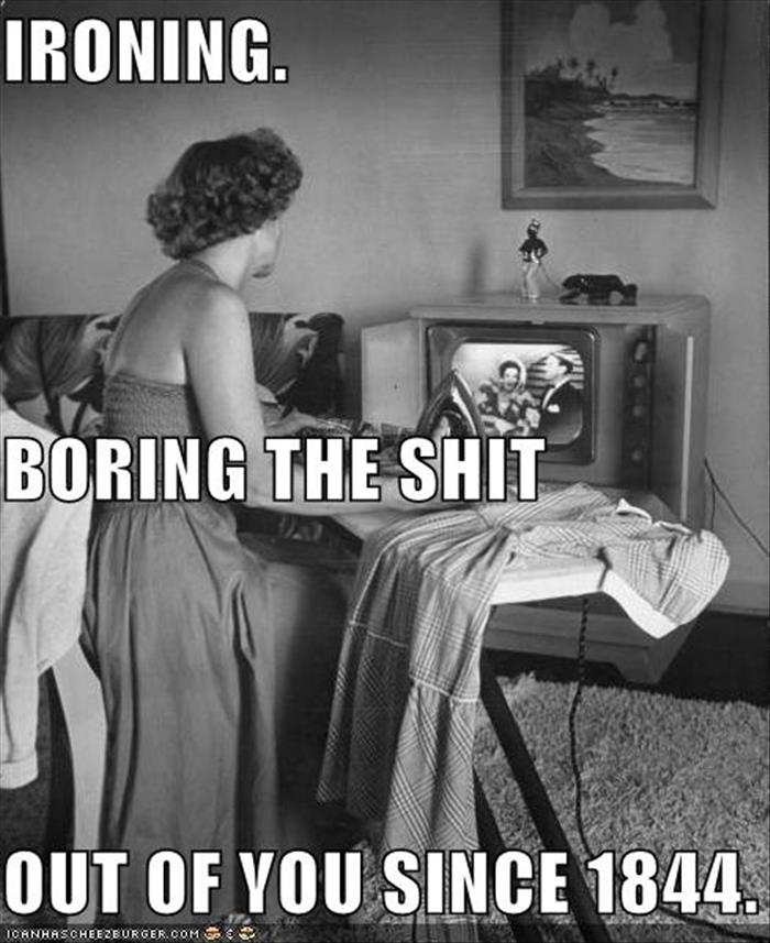 ironing