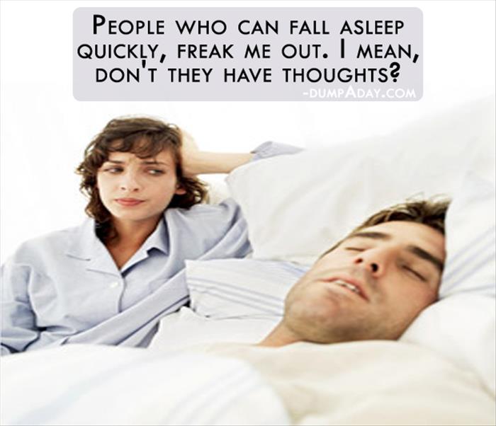 people who fall asleep quickly