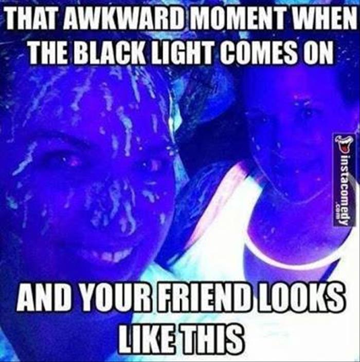 the awkward moment when