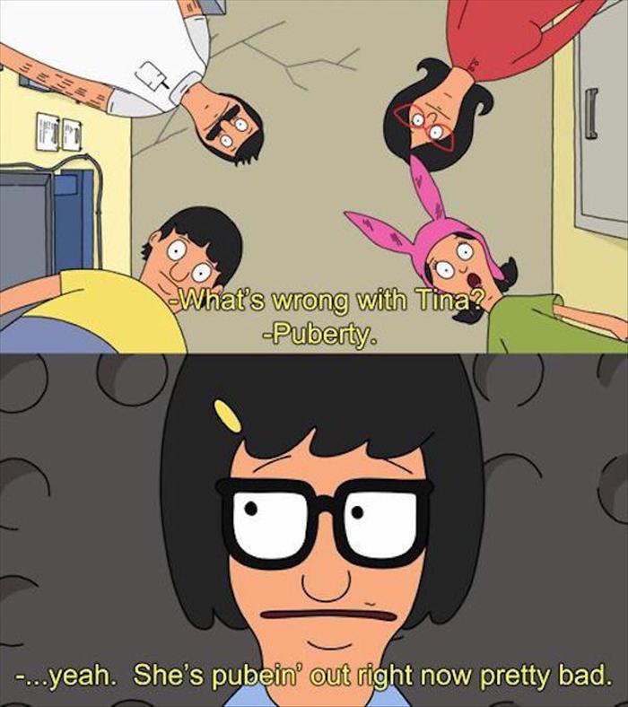 I Think Tina Beltcher Is My Spirit Cartoon Character - 24 Pics