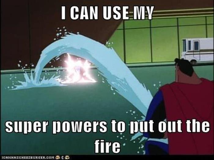use my super powers