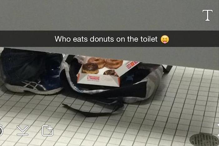 who eats donuts