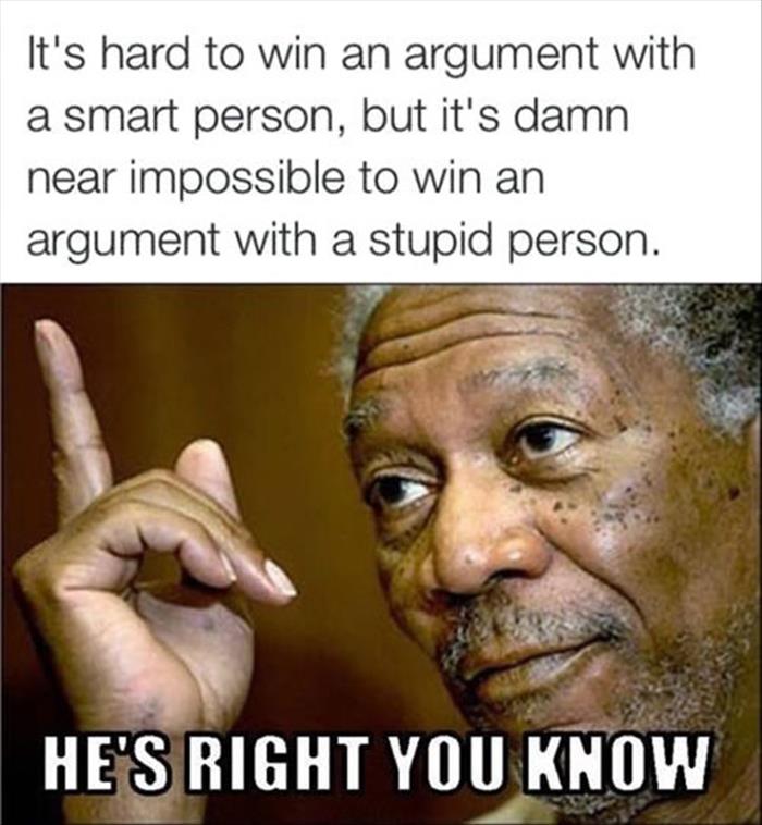 winning an arguement