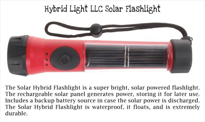 Hybrid Light LLC Solar Flashlight