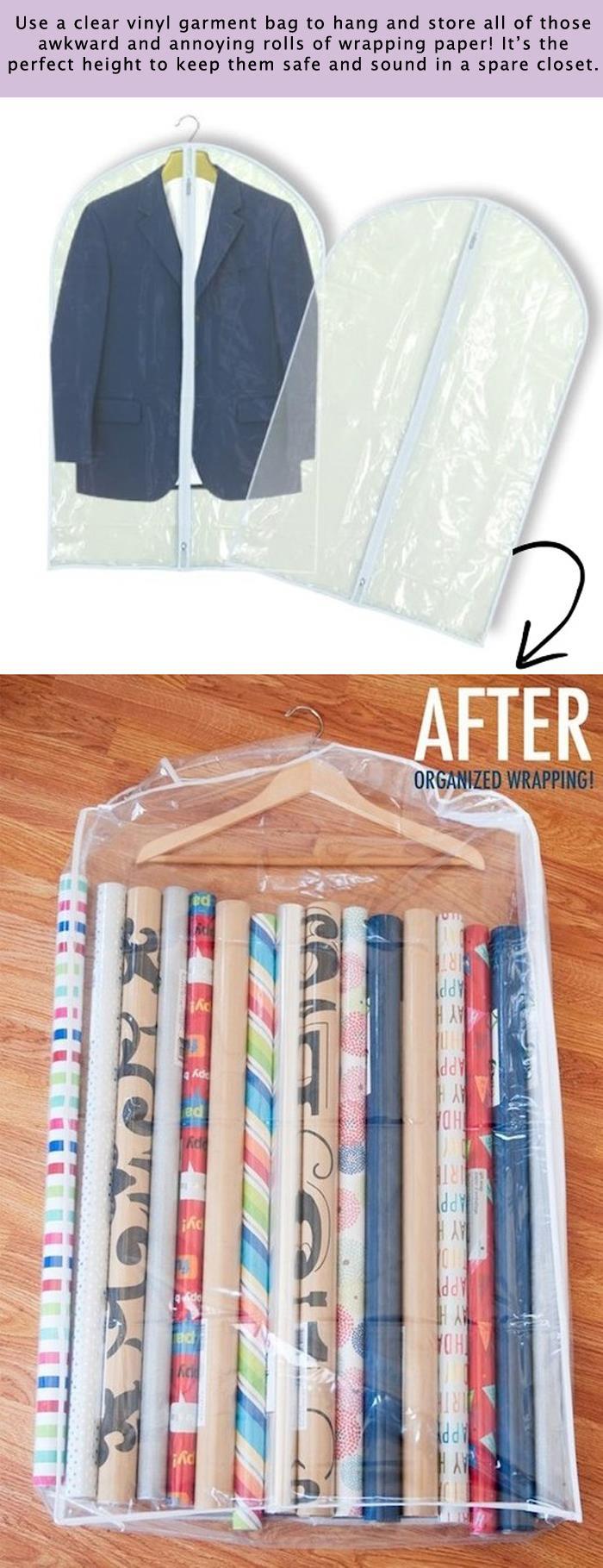 Wrapping Paper Storage