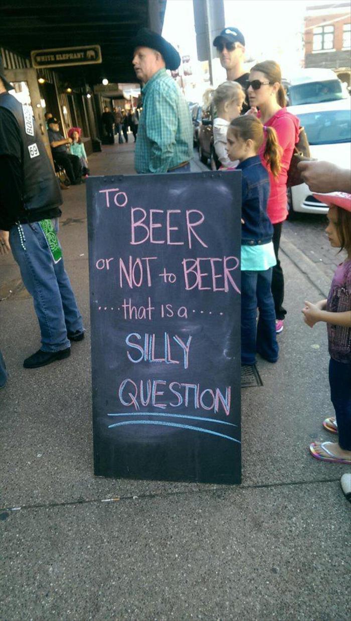 a to beer or not to beer