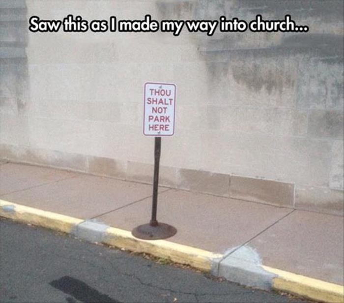 funny church sign