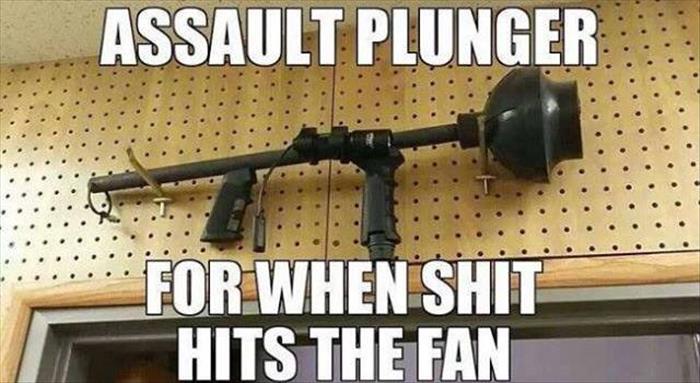 funny plunger