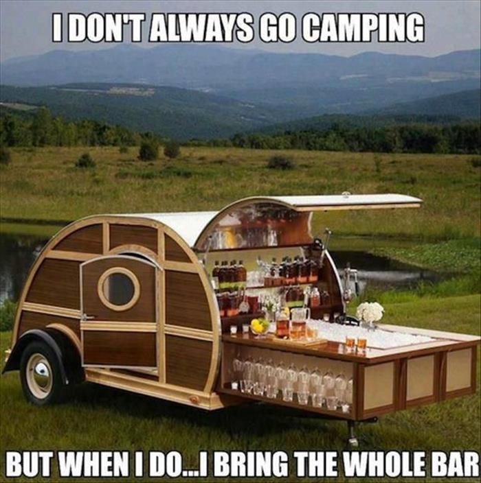 going camping