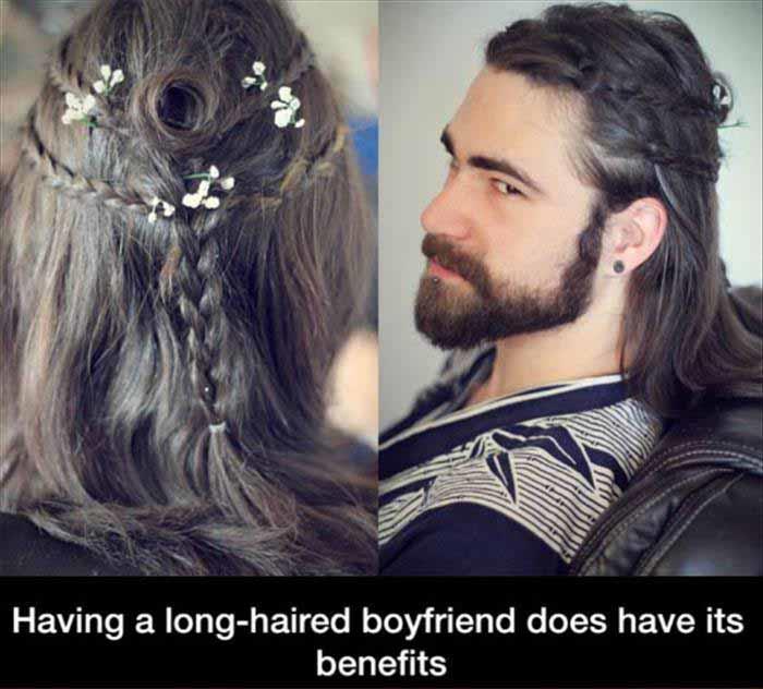 long hair boyfriend