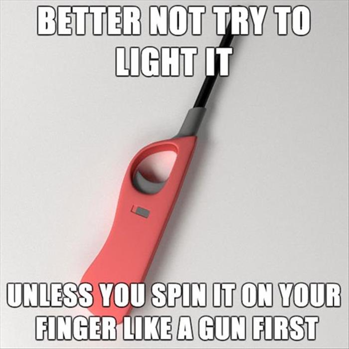 the funny lighter
