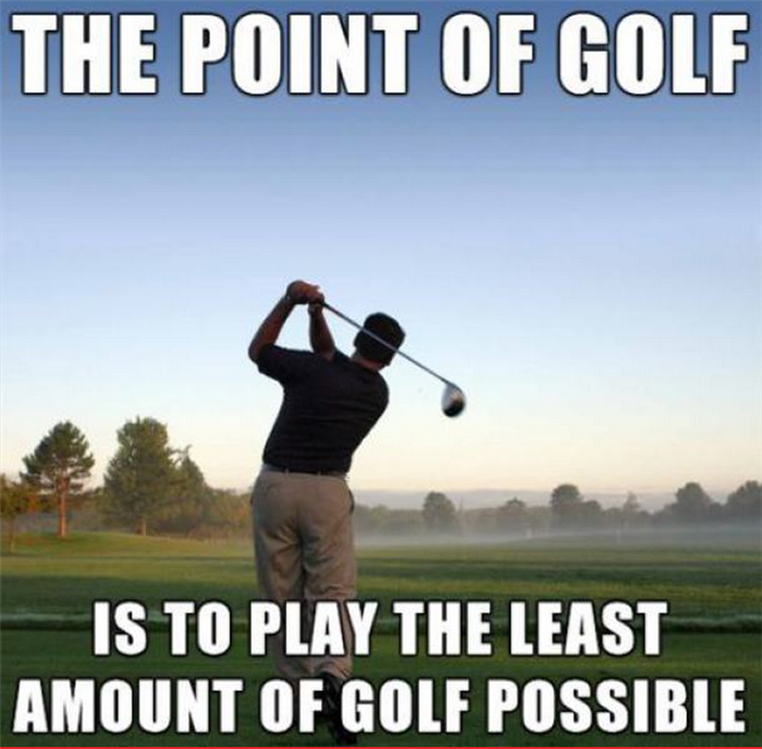 the point of golf