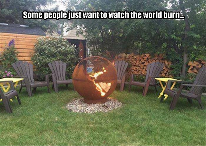 the world burn