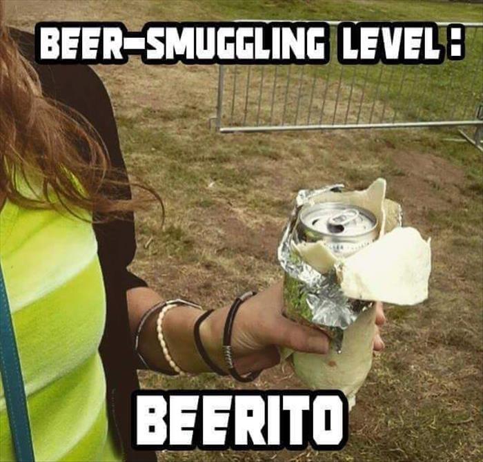 this is how you smuggle beer