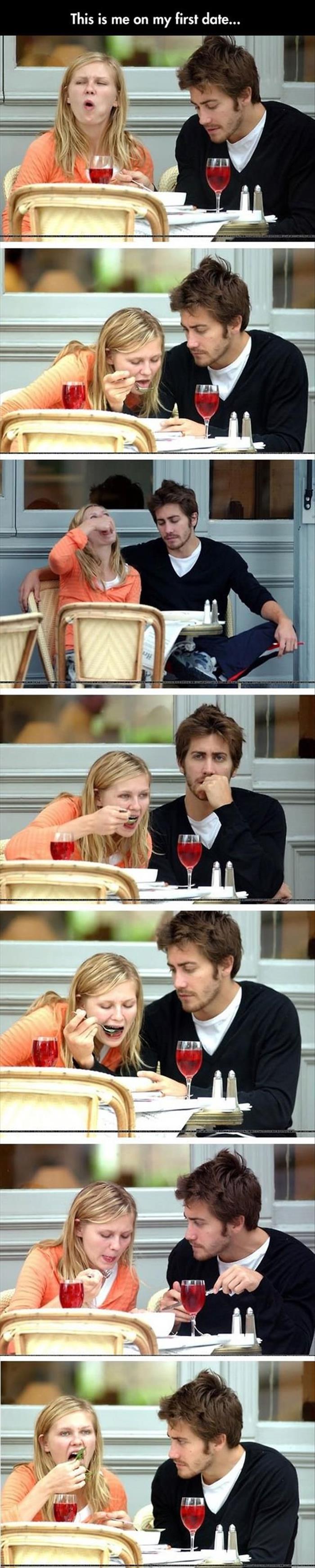 this is me on a first date