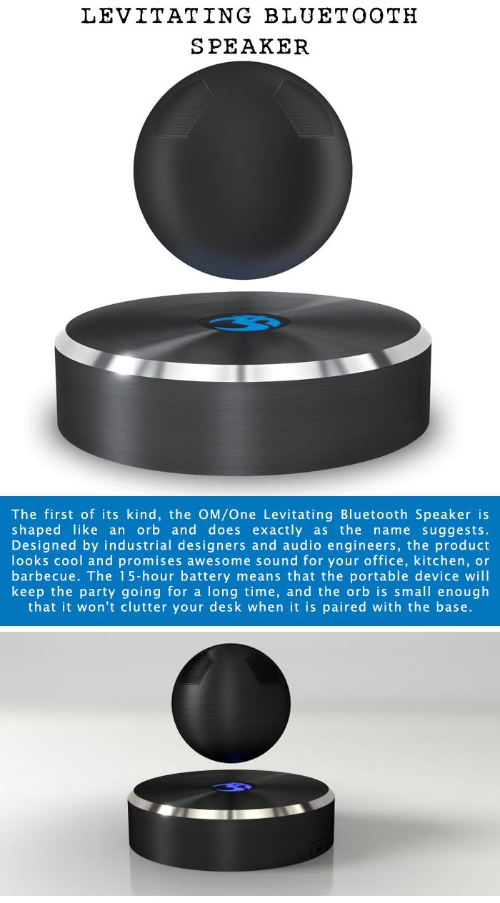 3 Levitating Bluetooth Speaker