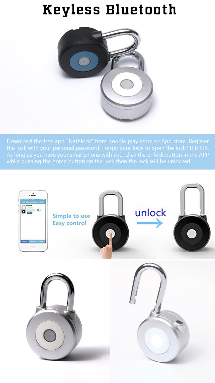 Keyless Bluetooth Padlock