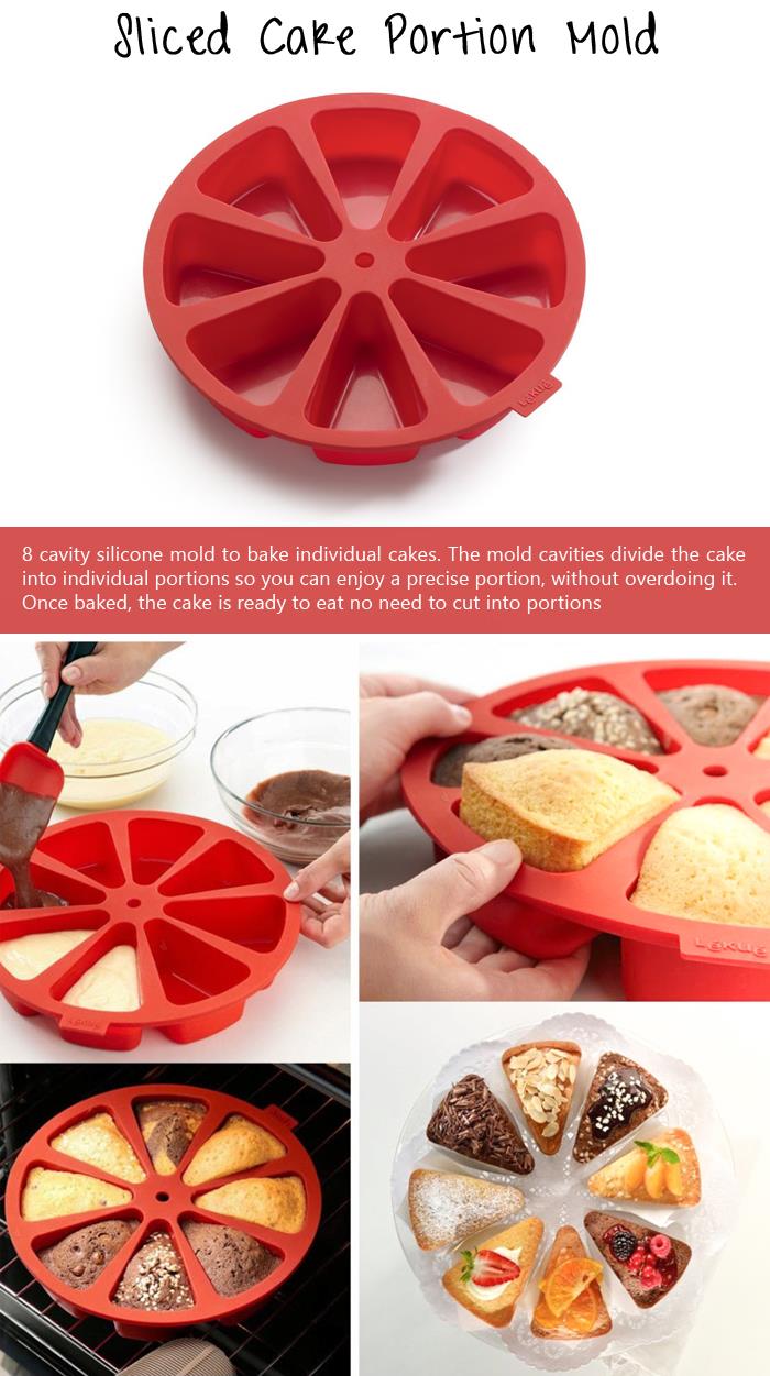 Sliced Cake Portion Mold