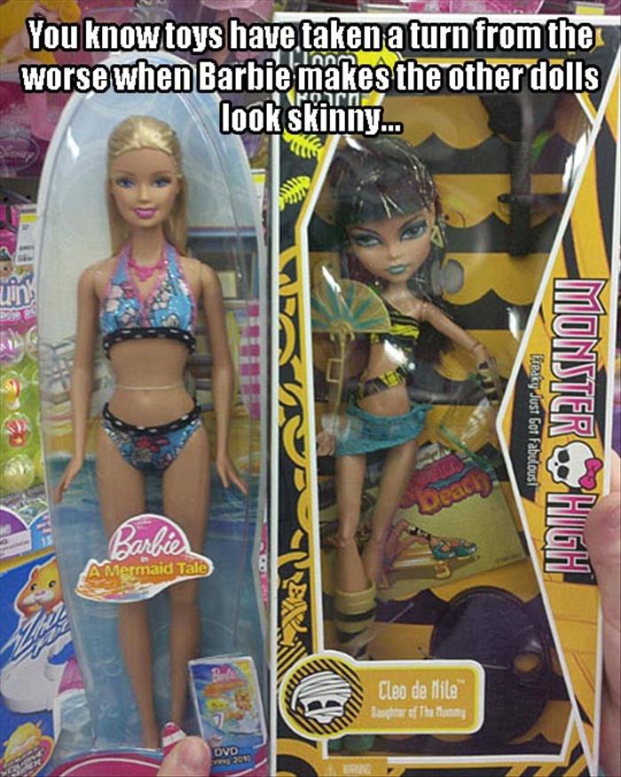 funny barbie dolls