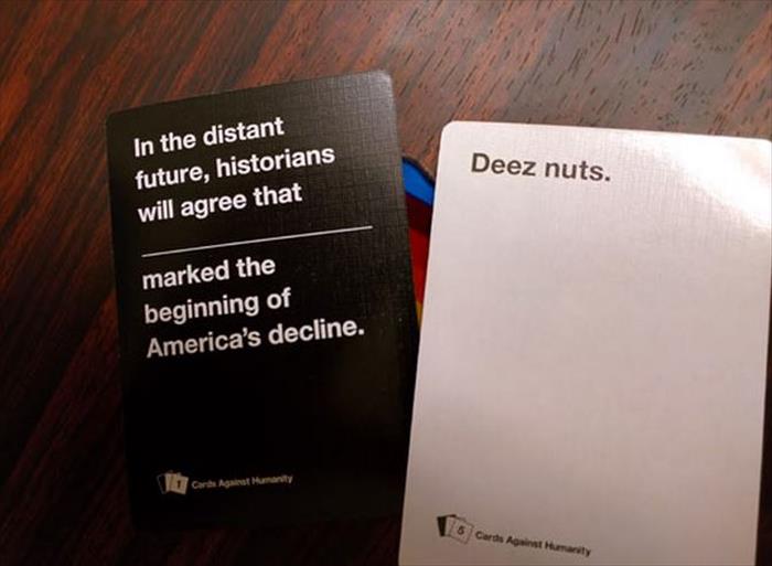 funny cards against humanity