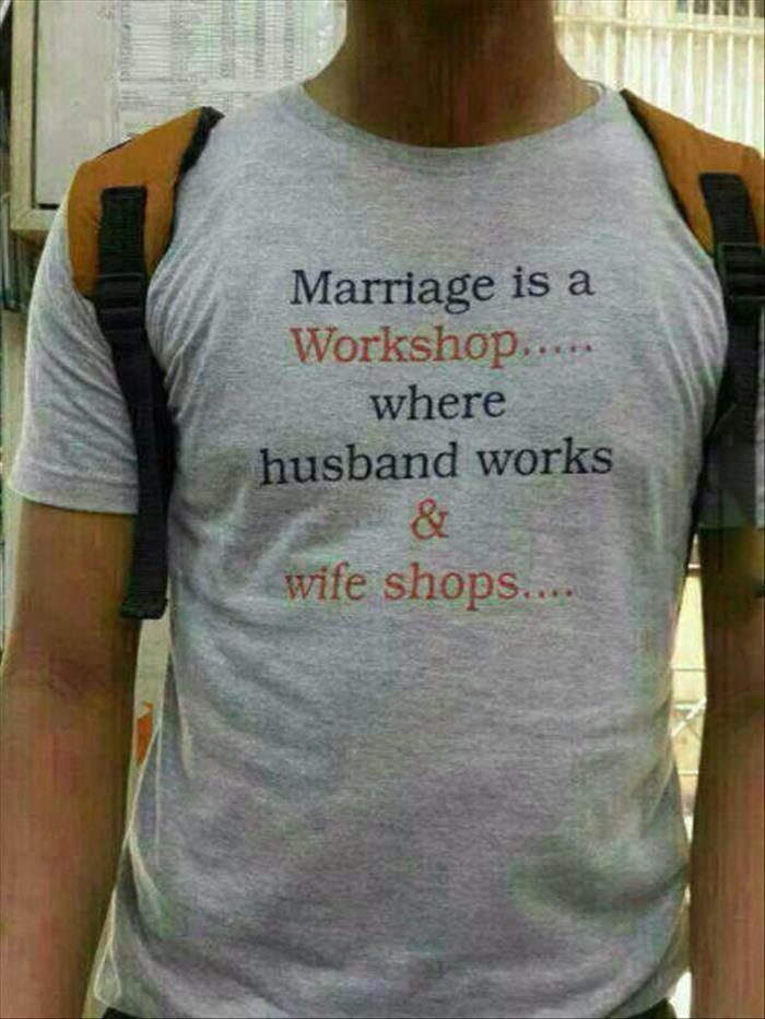marriage is a workshop