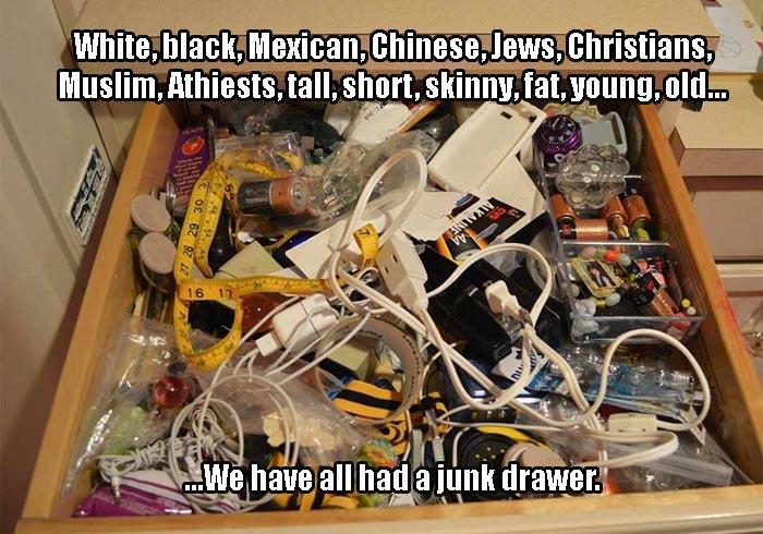 the blacks, whites, mexican, jews, athiests, christians, muslums we all have this in common