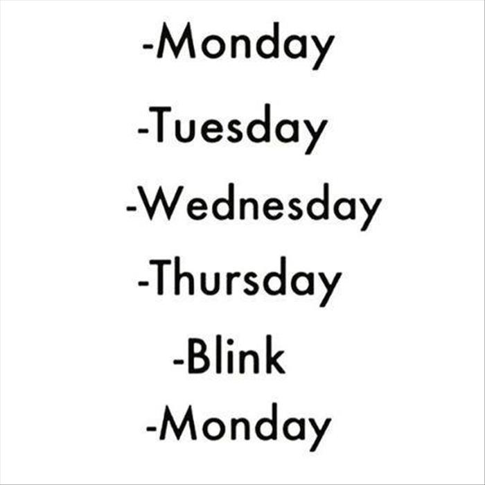 the days of the week